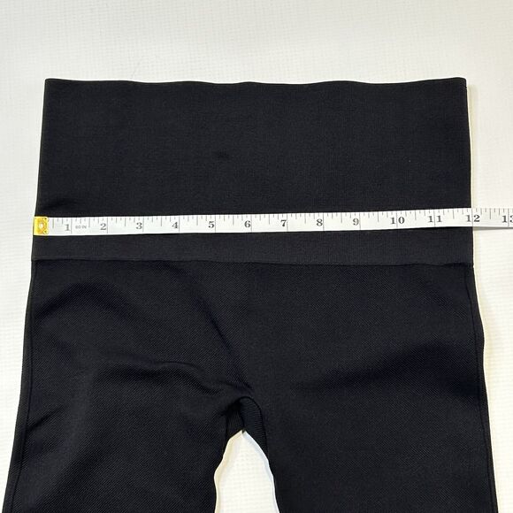 Spanx Look At Me Now Seamless Crop Leggings Very Black Medium Style #FL3515 - Picture 11 of 13